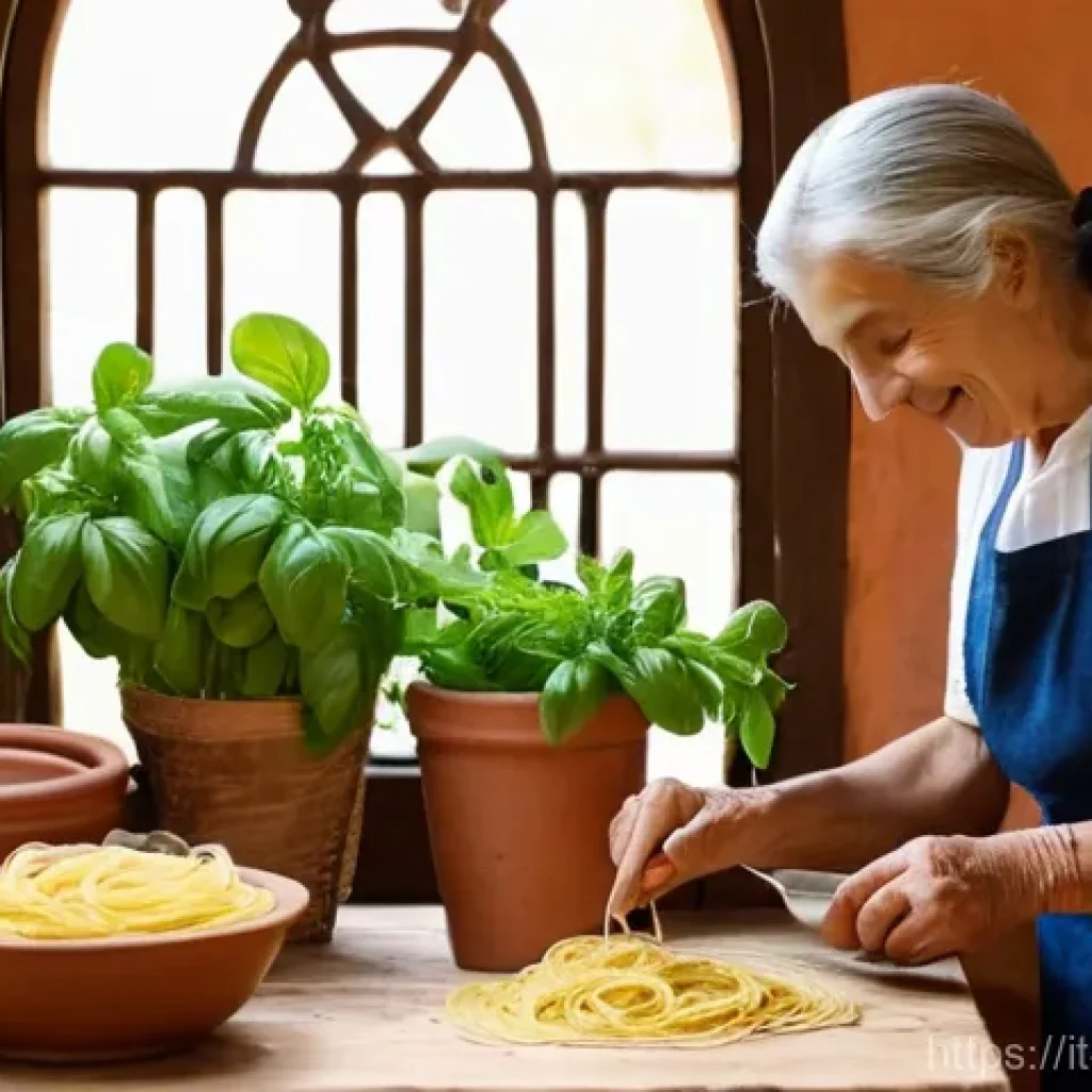 레저산업기사와 관련된 유망 산업군 - **Prompt:** A warm and inviting scene inside a traditional Italian agriturismo kitchen. An elderly I...