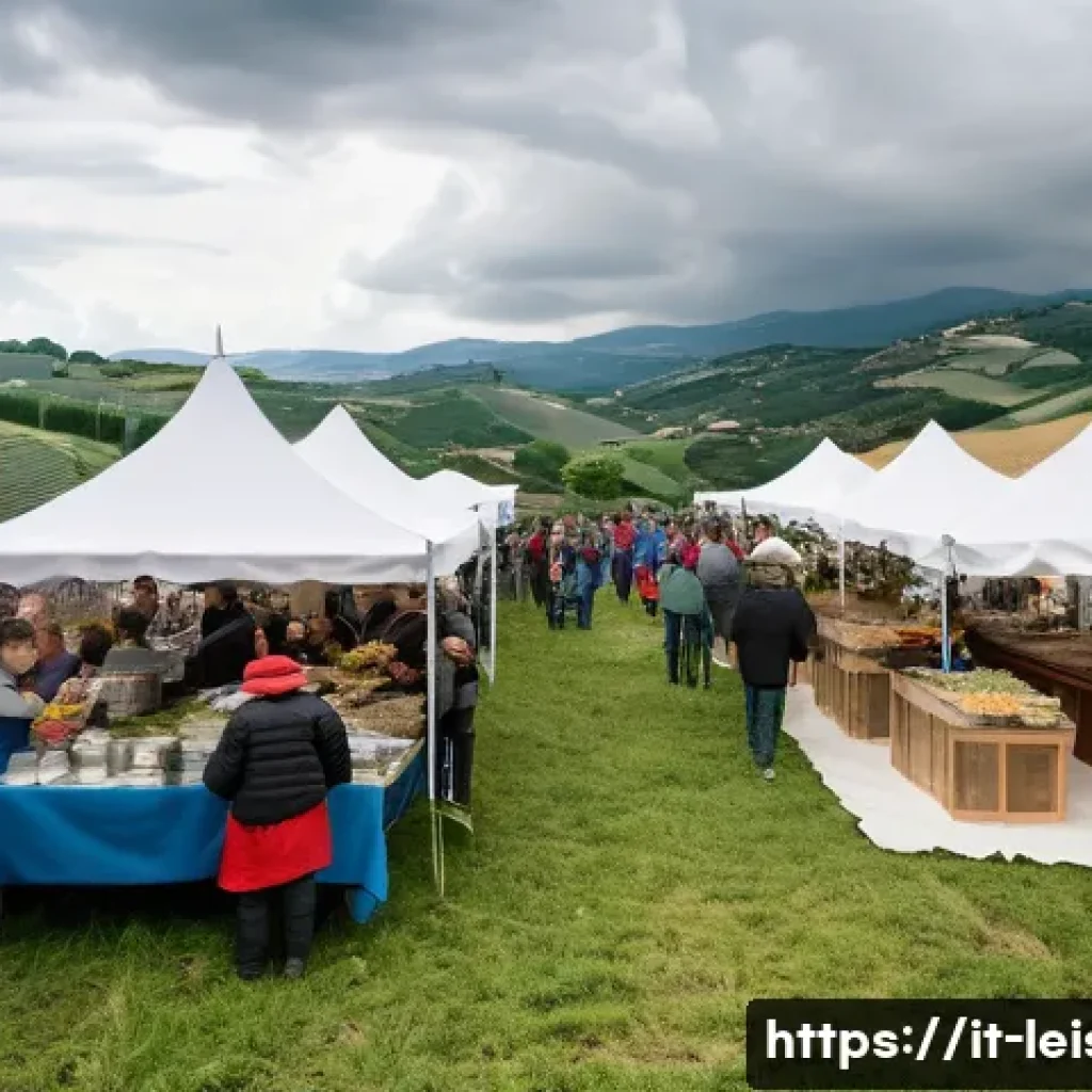 레저산업기사 실무에서의 문제 해결 사례 - **Prompt 1: Resilient Umbrian Gastronomy Festival**
A vibrant, medium-shot photograph captures a...