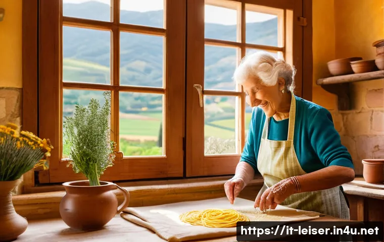 레저산업기사 취득 후 업무 일기 - **"An authentic Italian culinary experience in a rustic Umbrian village.** A warm, sunlit kitchen wh...