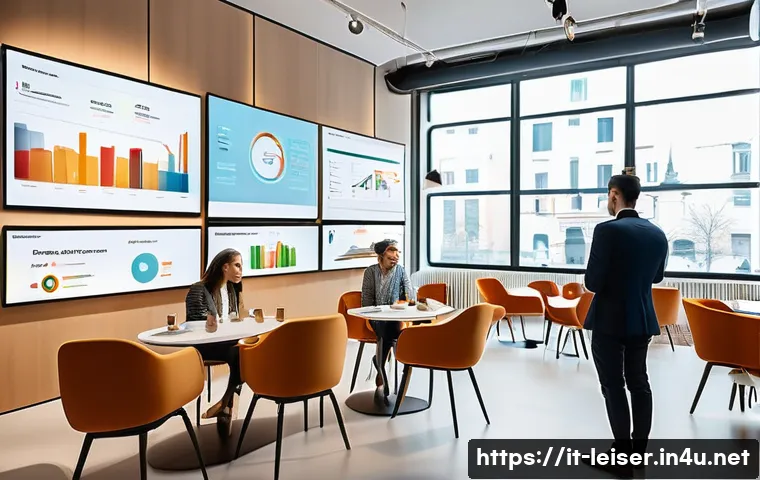 레저산업 실무와 이벤트 기획 성공 사례 - A modern corporate event planning scene in an elegant Milanese office, featuring a diverse marketing...